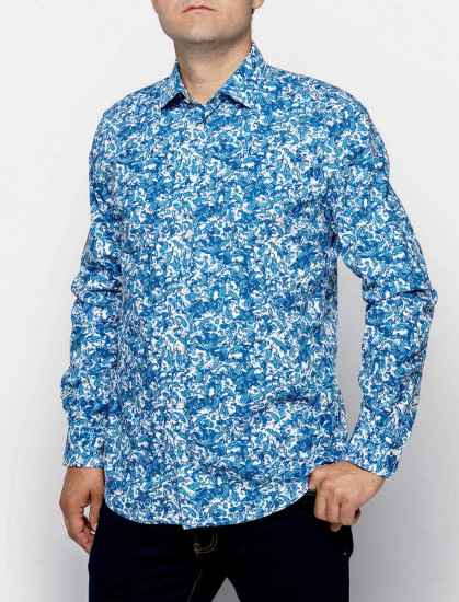 Мужская рубашка Pierre Cardin длинный рукав Le Bleu 08447/000/27045/9001