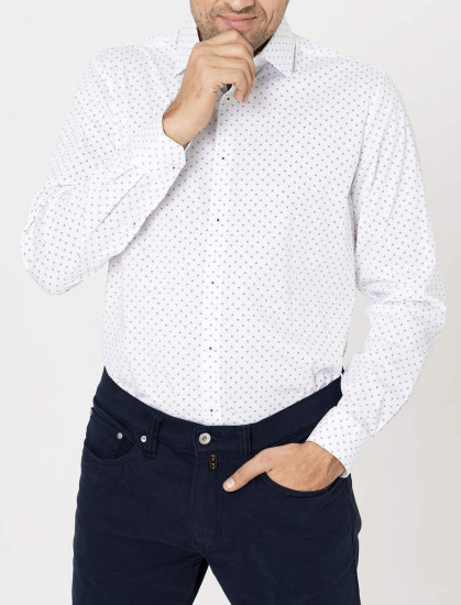 Мужская рубашка Pierre Cardin длинный рукав  Futurefleх 04501/000/27227/9000
