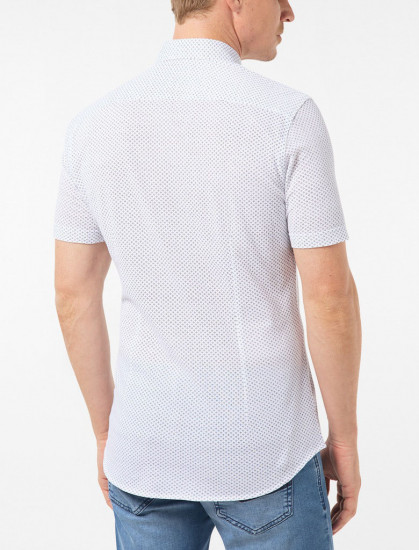 Мужская рубашка Pierre Cardin короткий рукав Futureflex 03621/000/27461/9000