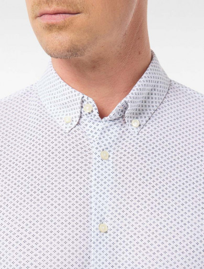 Мужская рубашка Pierre Cardin короткий рукав Futureflex 03621/000/27461/9000