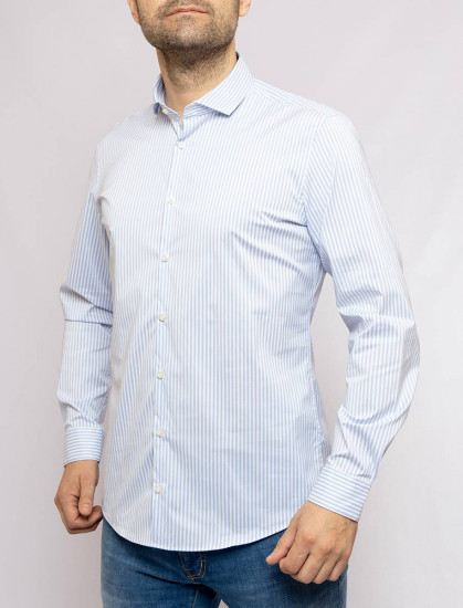 Мужская рубашка Pierre Cardin длинный рукав Futurefleх 03534/000/27433/9001