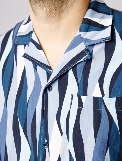 Мужская рубашка короткий рукав Pierre Cardin C6 45010.0032/6214