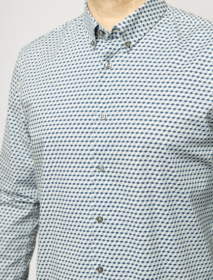 Мужская рубашка длинный рукав Pierre Cardin C6 11402.0010/9102