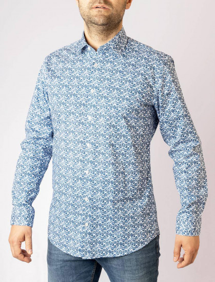Мужская рубашка Pierre Cardin длинный рукав Futurefleх 04501/000/27408/9021