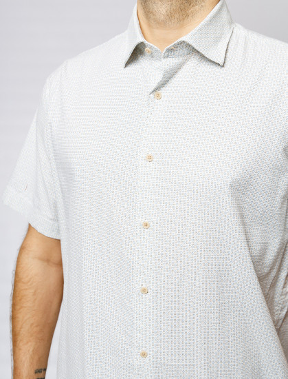 Мужская рубашка короткий рукав  PIERRE CARDIN C6 45012.0135/6902