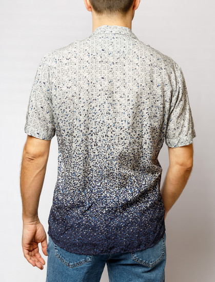 Мужская рубашка короткий рукав  PIERRE CARDIN C6 45011.0141/6304