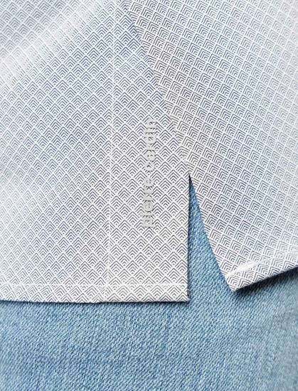 Мужская рубашка короткий рукав Pierre Cardin C6 15401.0013/6000