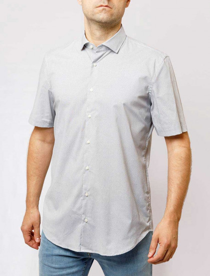 Мужская рубашка короткий рукав Pierre Cardin C6 15401.0013/6000