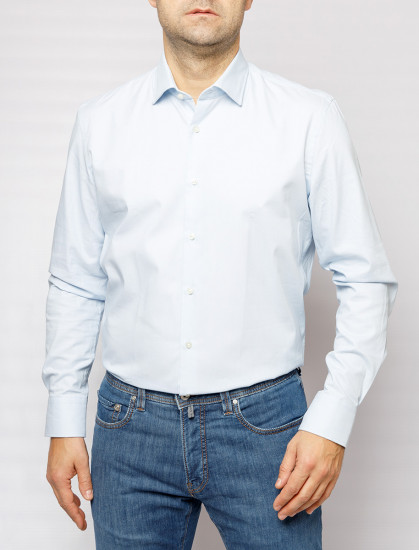 Мужская рубашка длинный рукав  PIERRE CARDIN C6 11407.0100/6022