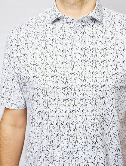 Мужская рубашка короткий рукав PIERRE CARDIN C6 15400.0107/5313