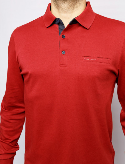 Мужское поло длинный рукав PIERRE CARDIN C5 30304.3005/4221
