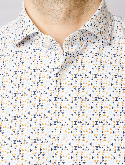 Мужская рубашка короткий рукав PIERRE CARDIN C6 15400.0107/8119