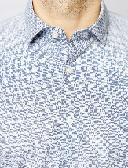 Мужская рубашка короткий рукав  PIERRE CARDIN C6 15401.0104/1019