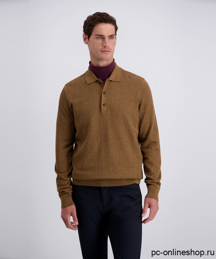 Мужское поло длинный рукав  Pierre Cardin C5 52214.5166/8111  