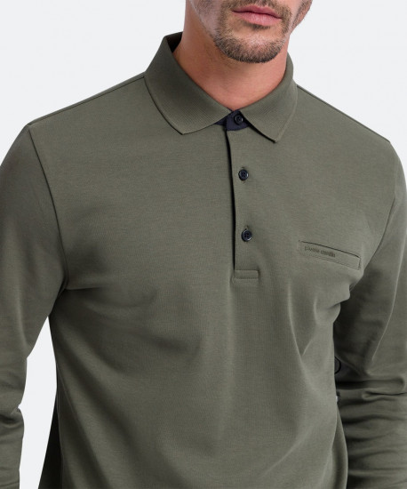 Мужское поло длинный рукав Pierre Cardin C5 30104.3005/5212