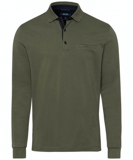 Мужское поло длинный рукав Pierre Cardin C5 30104.3005/5212