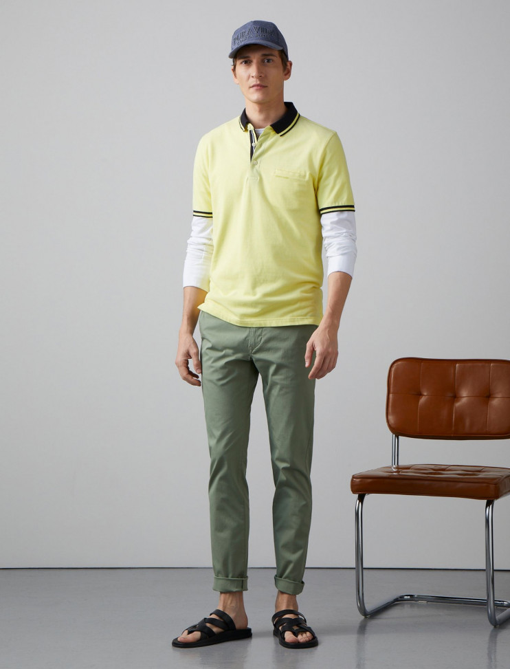 Мужское поло короткий рукав Pierre Cardin 3 990 руб.  3 990 руб. 