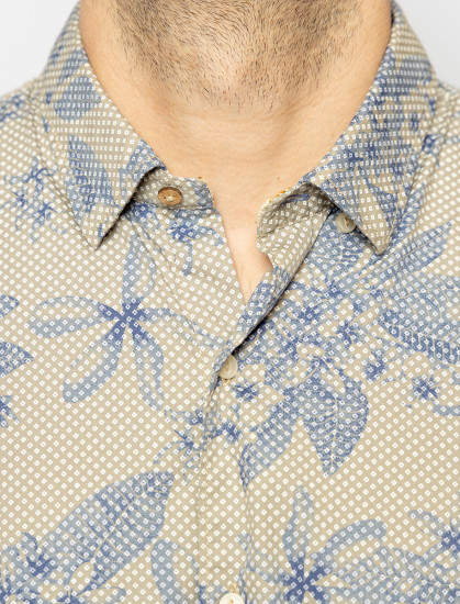 Мужская рубашка короткий рукав PIERRE CARDIN 03610/000/26376/9014