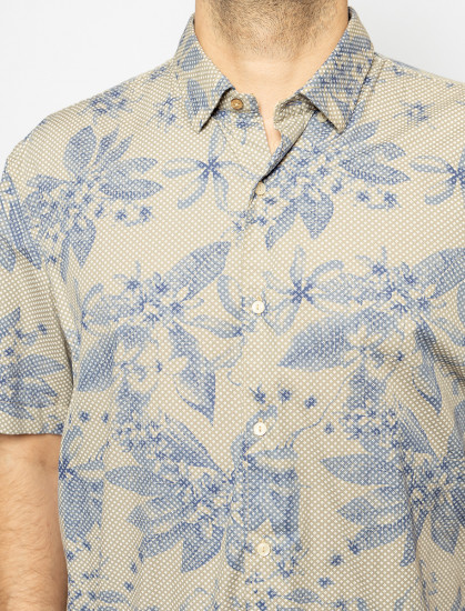 Мужская рубашка короткий рукав PIERRE CARDIN 03610/000/26376/9014