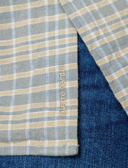 Мужская рубашка короткий рукав  PIERRE CARDIN C6 45003.0139/1105