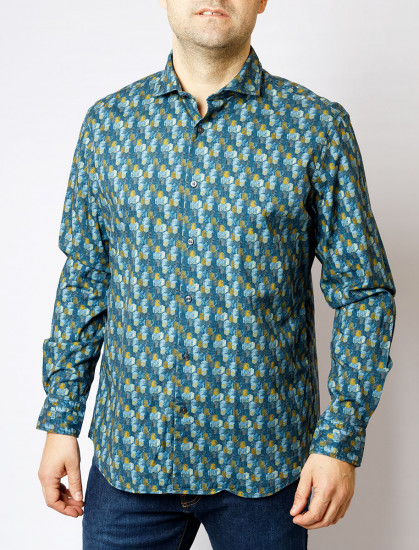 Мужская рубашка длинный рукав  PIERRE CARDIN C6 41006.0085/5018
