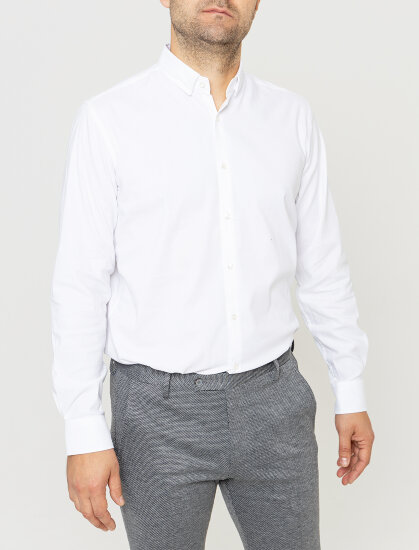 Мужская рубашка Pierre Cardin длинный рукав  Futurefleх