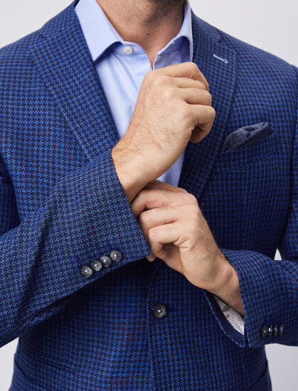 Мужской пиджак Pierre Cardin Michel 3 Le Bleu