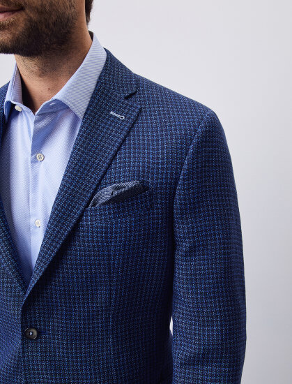 Мужской пиджак Pierre Cardin Michel 3 Le Bleu
