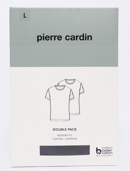 Мужская футболка короткий рукав 2 шт PIERRE CARDIN C5 29990.9000/9000