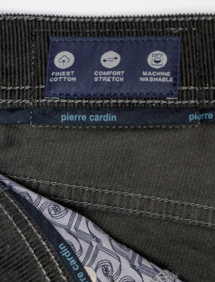 Мужские брюки вельвет 5 карманов PIERRE CARDIN C3 34540.3009/9203