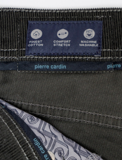 Мужские брюки вельвет 5 карманов PIERRE CARDIN C3 34540.3009/9203