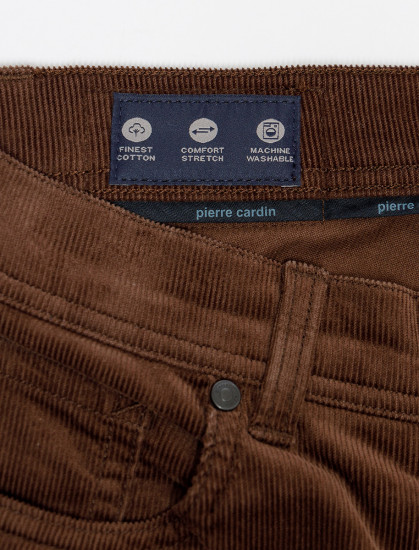 Мужские брюки вельвет 5 карманов PIERRE CARDIN C3 34540.3009/8310