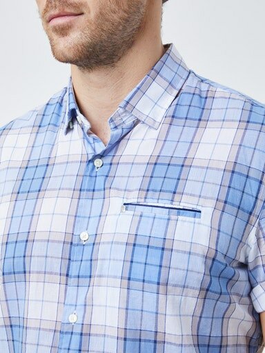 Мужская рубашка Pierre Cardin короткий рукав 53912/000/26730/9001