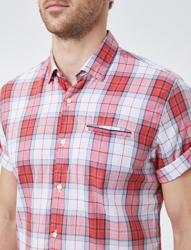 Мужская рубашка Pierre Cardin короткий рукав 53912/000/26730/9023