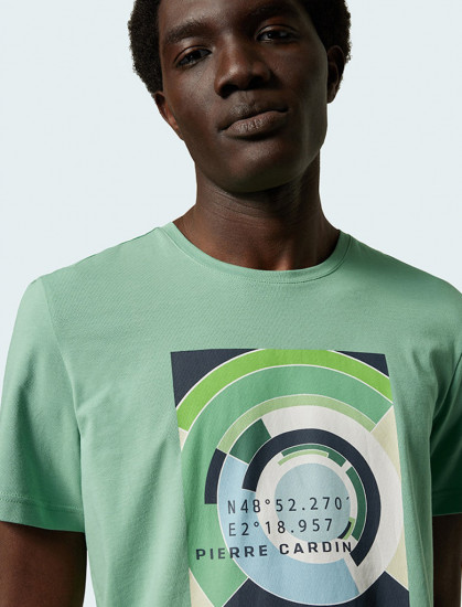 Мужская футболка короткий рукав PIERRE CARDIN C5 21050.2101/5024