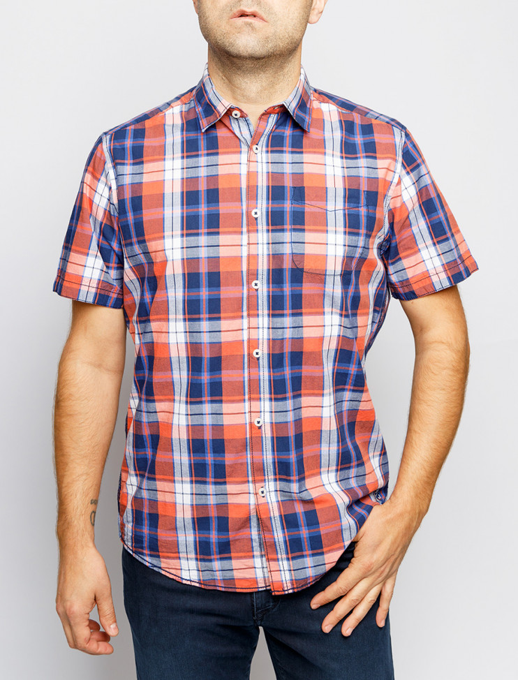 Мужская рубашка короткий рукав PIONEER 07123/000/04150/960 2 290 руб.  2 290 руб.