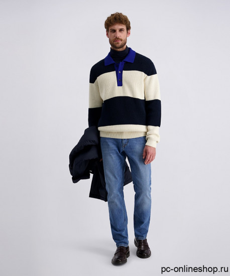 Мужское поло длинный рукав PIERRE CARDIN C5 51434.5107/6325