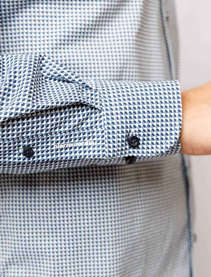 Мужская рубашка длинный рукав  PIERRE CARDIN C6 11401.0057/6312