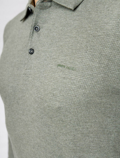 Мужское поло длинный рукав Pierre Cardin C5 30194.3014/5212