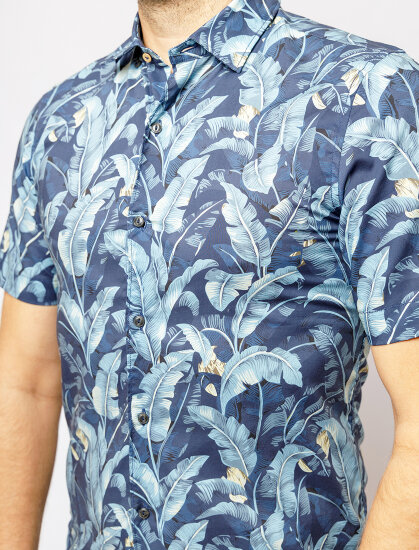 Мужская рубашка Pierre Cardin короткий рукав 03610/000/26380/9041