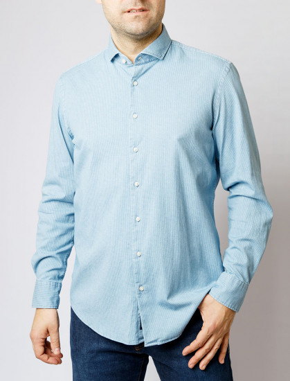 Мужская рубашка длинный рукав  PIERRE CARDIN C6 11404.0071/6102