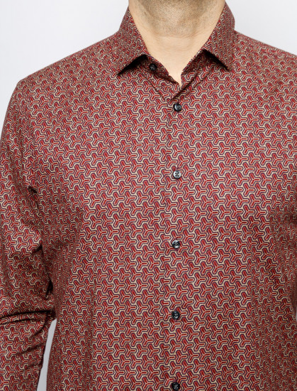 Мужская рубашка длинный рукав PIERRE CARDIN C6 11401.0069/4303