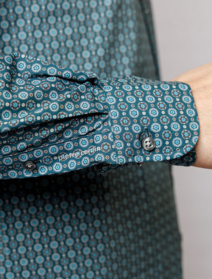 Мужская рубашка длинный рукав  PIERRE CARDIN C6 11401.0059/5220