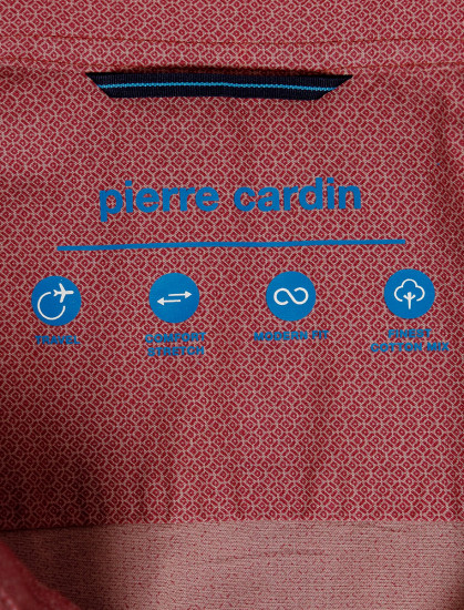 Мужская рубашка короткий рукав  PIERRE CARDIN C6 45003.0040/7101